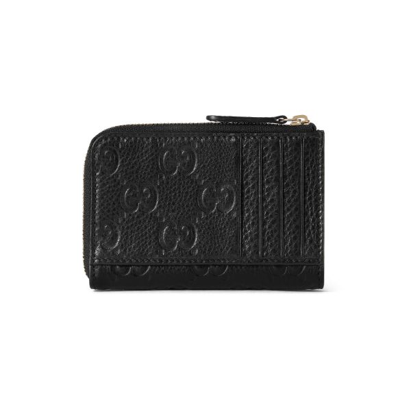 Gucci GG Emblem Zip Card Case - Image 4