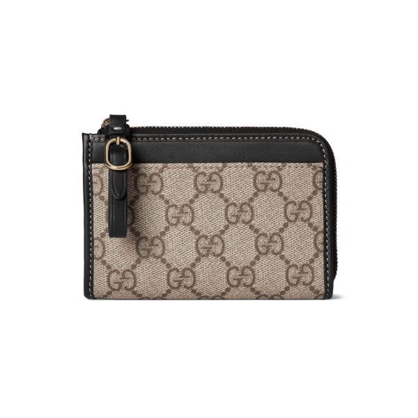 Gucci GG Emblem Zip Card Case