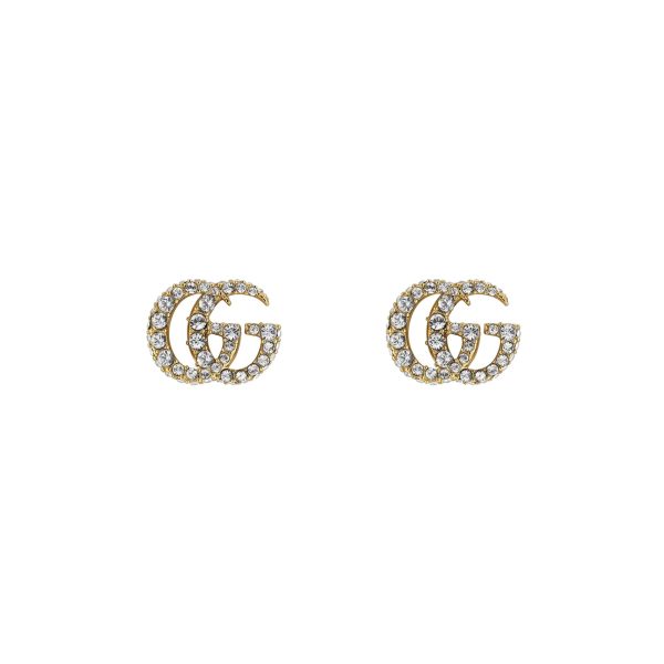 Gucci GG Marmont Crystal Earrings at Enigma Boutique