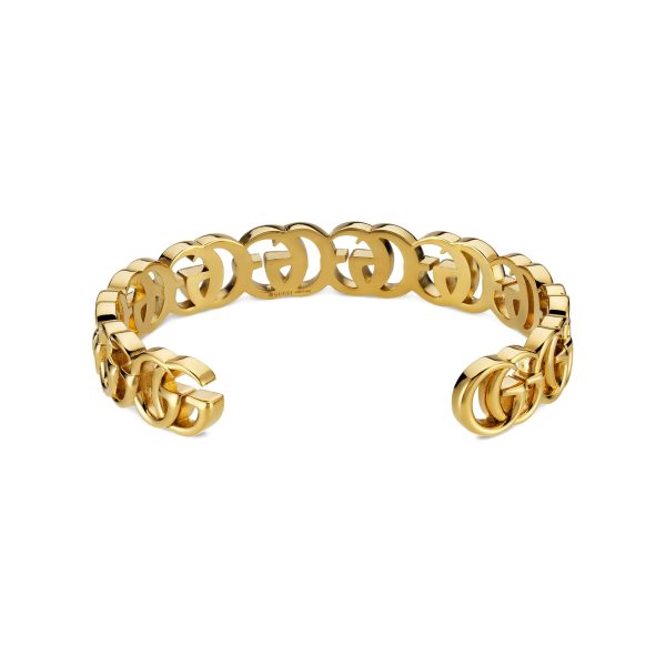 Gucci GG Marmont Interlinking Cuff Bracelet at Enigma Boutique