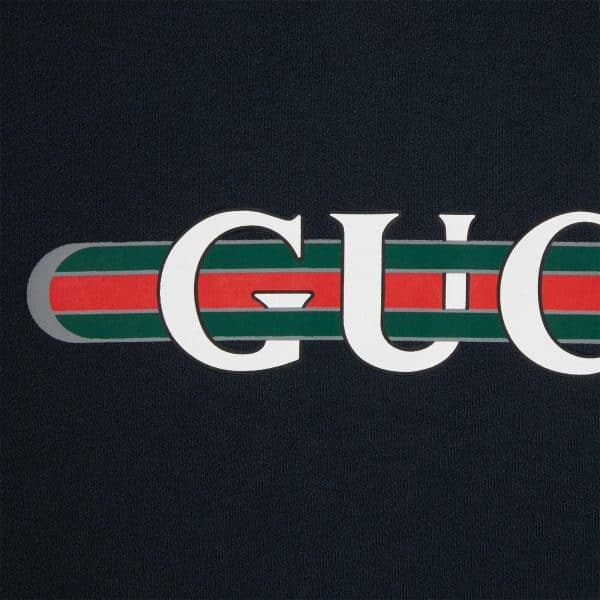 Gucci Cotton Jersey Hooded Sweatshirt at Enigma Boutique