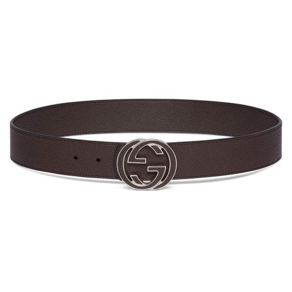 Gucci Reversible Belt With Interlocking G Buckle