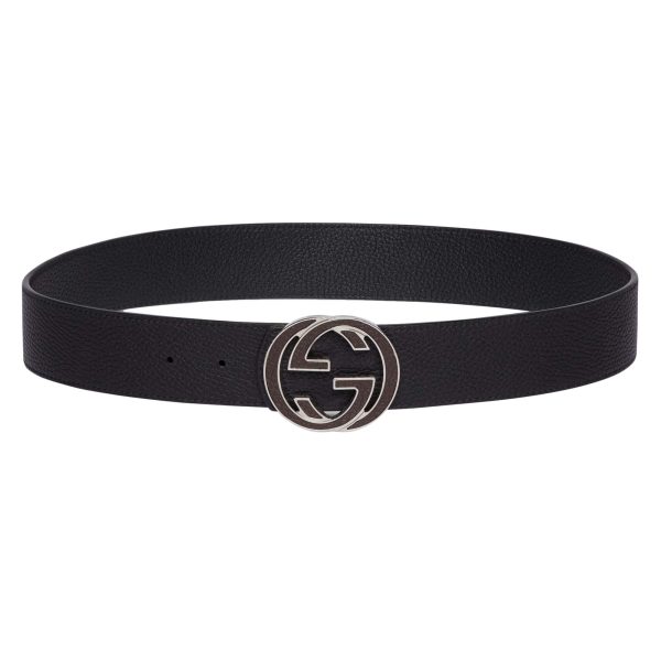 Gucci Reversible Belt With Interlocking G Buckle - Image 2