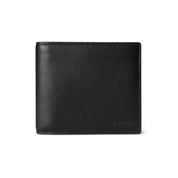 Gucci GG Emblem Bi Fold Embossed Wallet