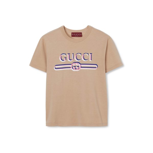 Gucci Printed Cotton Jersey T-shirt