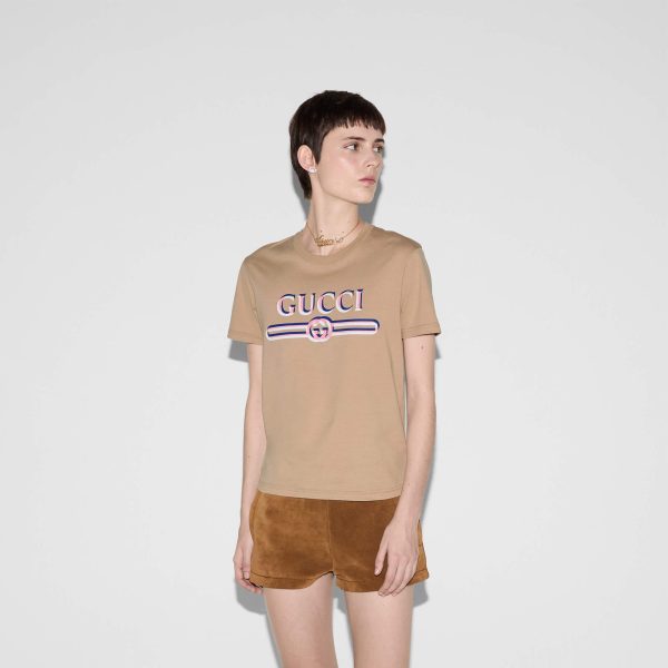 Gucci Printed Cotton Jersey T-shirt - Image 2