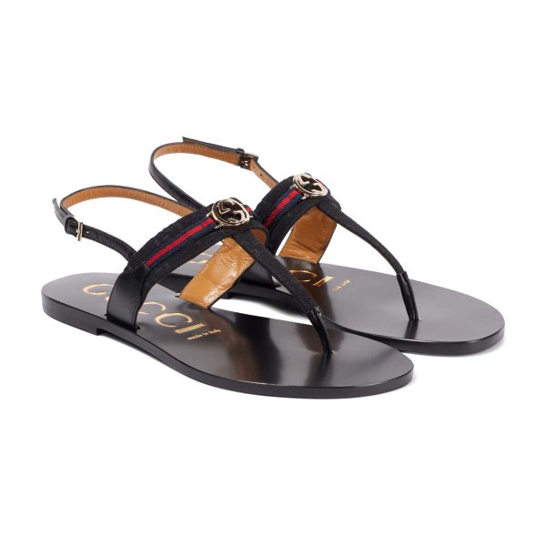 Gucci Women’s Interlocking G Web Sandal