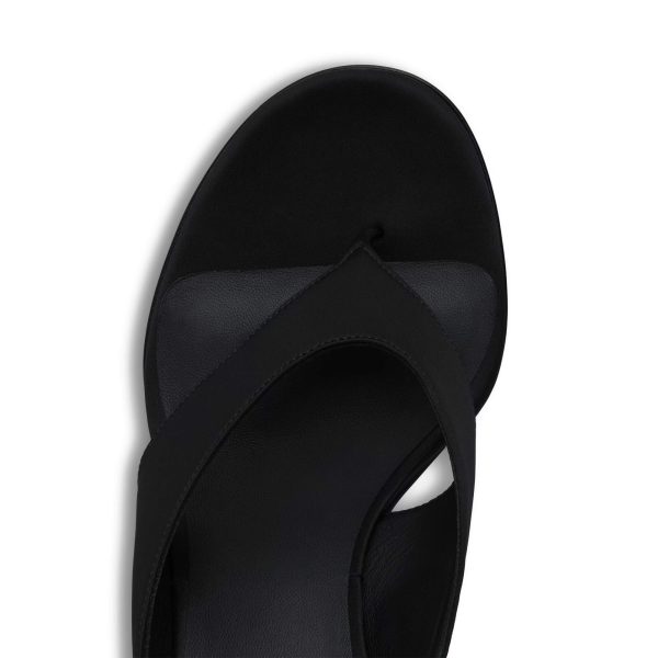 Alaïa Cube Thong Mules In Satin - Image 4