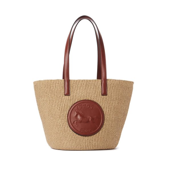 Chloé Large Horse Medal Basket