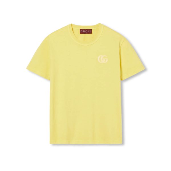 Gucci Embroidered Cotton Jersey T-shirt