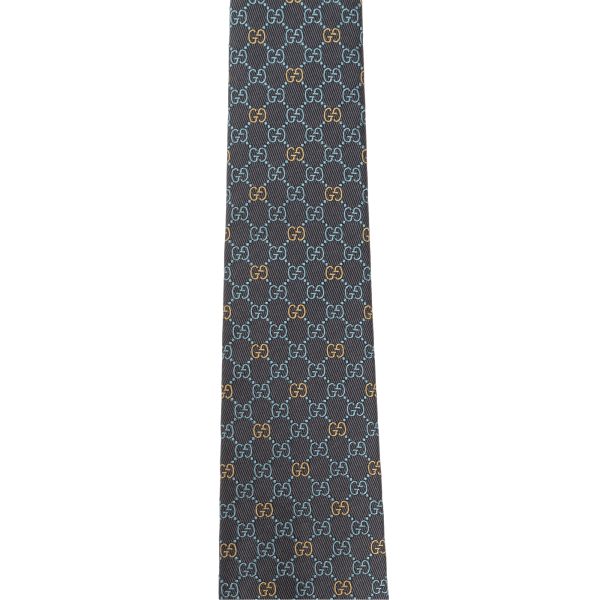 Gucci GG Silk Jacquard Tie - Image 2