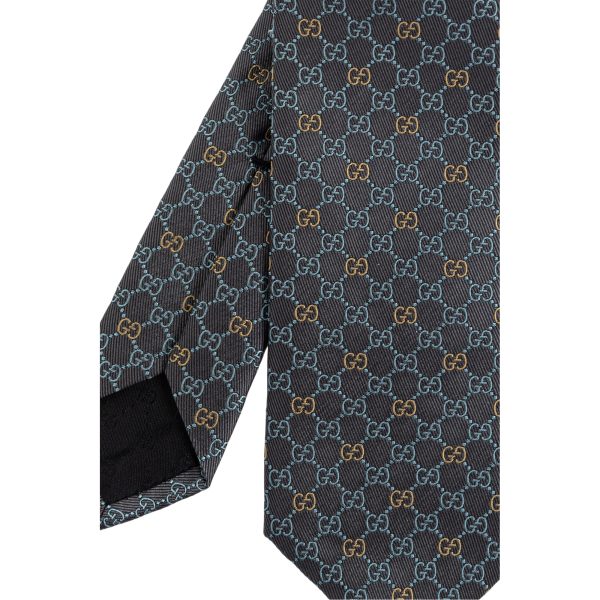 Gucci GG Silk Jacquard Tie - Image 3