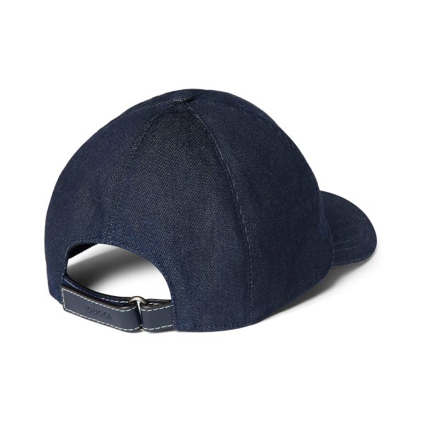 Gucci Lasered Denim Baseball Hat - Image 3