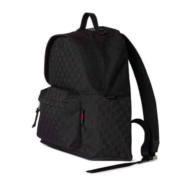 Gucci Medium GG Backpack With Web - Image 2