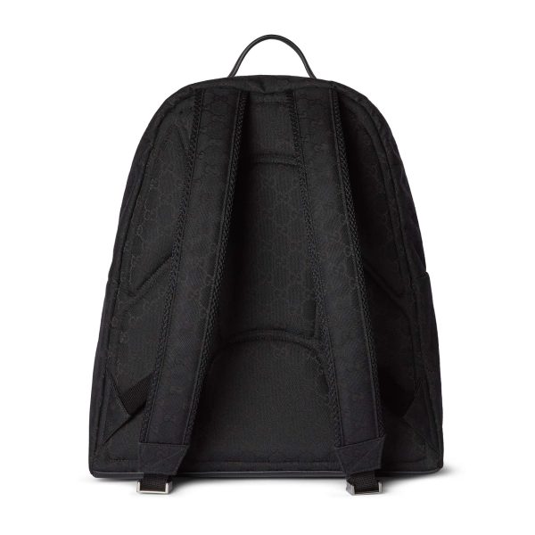 Gucci Medium GG Backpack With Web - Image 3