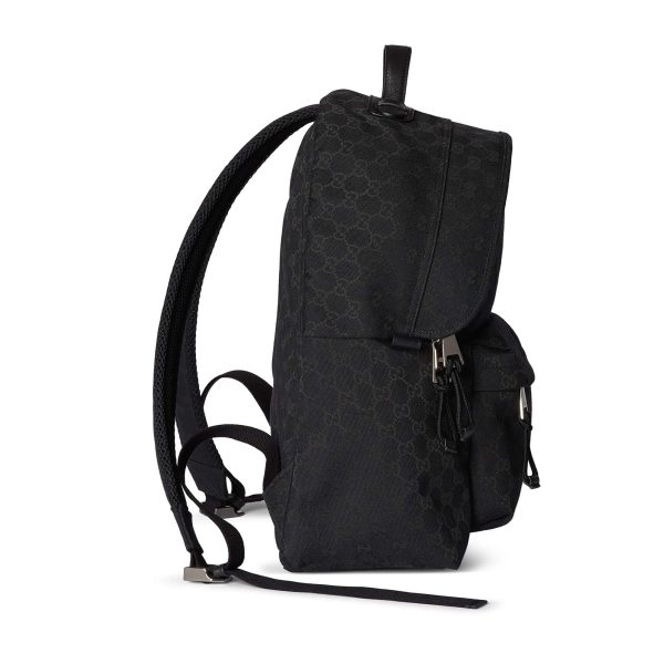 Gucci Medium GG Backpack With Web - Image 5