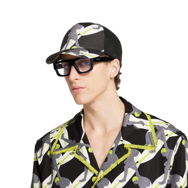 Gucci Printed Cotton Canvas Baseball Hat - Image 4