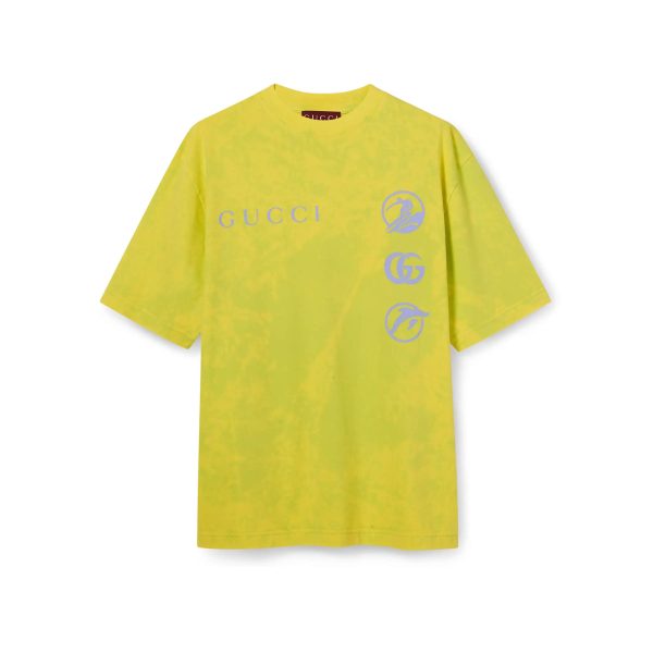 Gucci Printed Cotton Jersey T-shirt