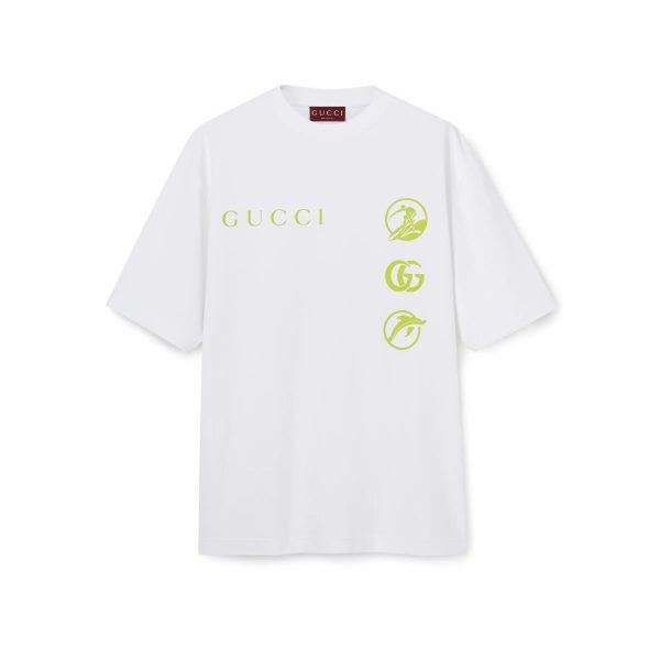 Gucci Printed Cotton Jersey T-shirt