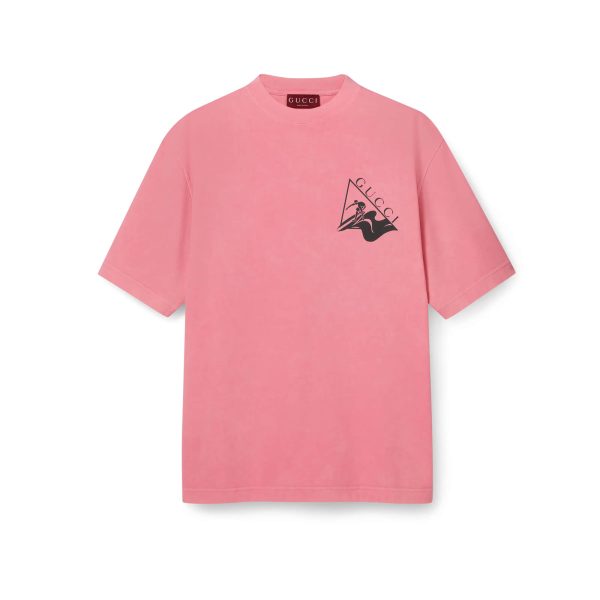 Gucci Printed Cotton Jersey T-shirt