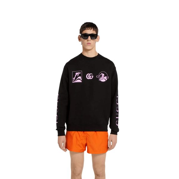 Gucci Printed Cotton Sweatshirt - Image 2