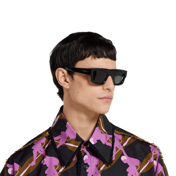 Gucci Rectangular Frame Sunglasses - Image 3