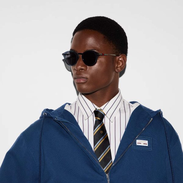 Gucci Round Frame Sunglasses - Image 3