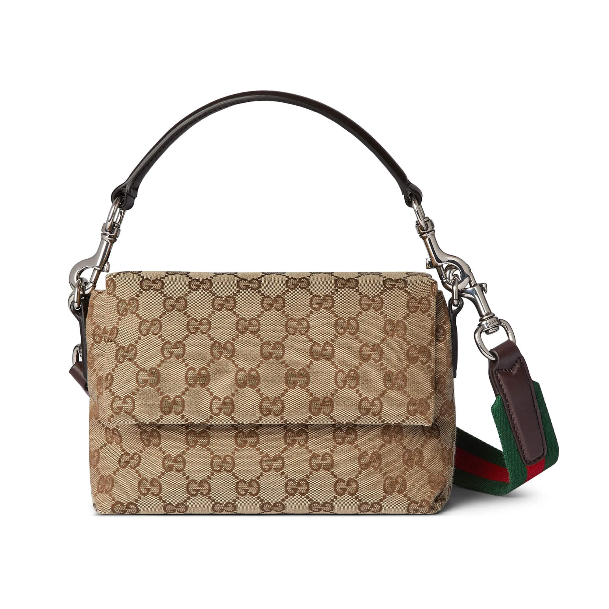 Gucci Small GG Crossbody Bag With Web at Enigma Boutique