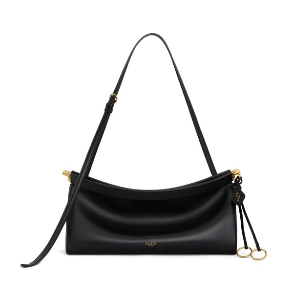 Alaïa Le Click East West Medium Bag In Leather