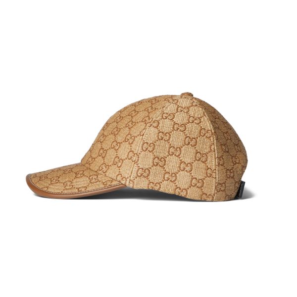 Gucci GG Straw Baseball Hat - Image 2