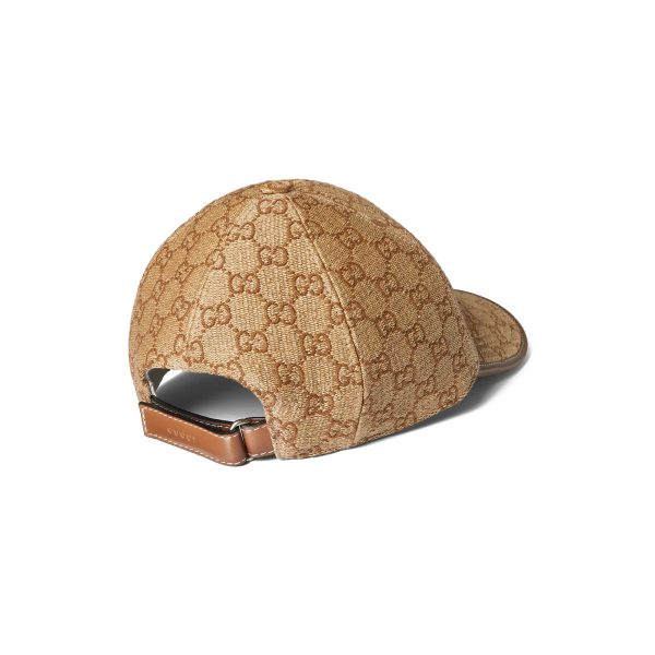 Gucci GG Straw Baseball Hat - Image 3