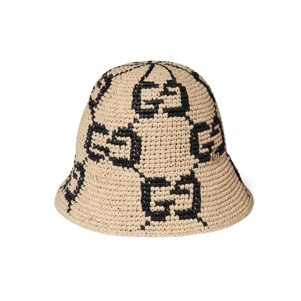 Gucci GG Straw Cloche Hat