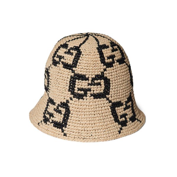 Gucci GG Straw Cloche Hat - Image 3