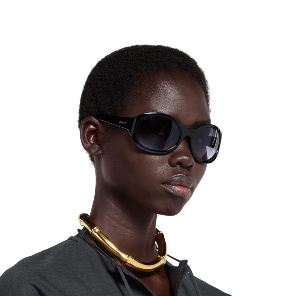 Gucci Round Frame Sunglasses - Image 3