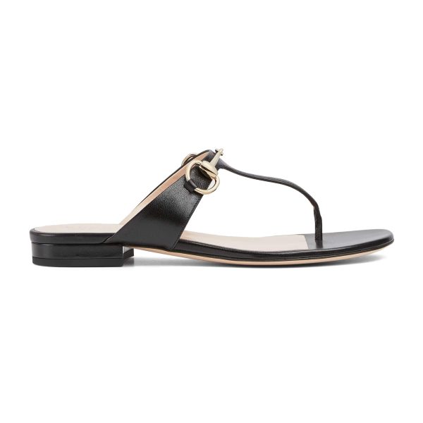 Gucci Women’s Thong Sandal With Horsebit - Image 2